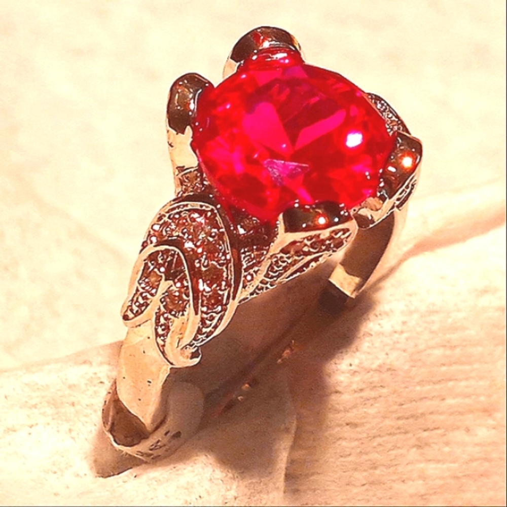 Ruby Centered Rings - image 6